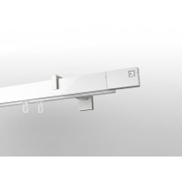 Карниз для штор SQUARE LINE (Білий глянець Q-АRT БІЛИЙ КРІСТАЛ) Подвійний 2.0м